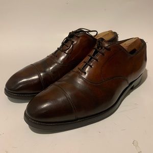 Alden USA Made Straight Tip Blucher Shell Cordovan Mens 9.5 B/D Shoes